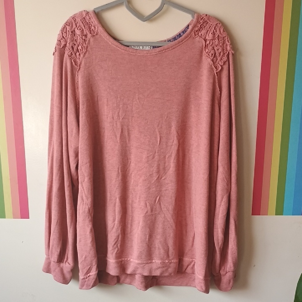 Knox Rose Soft Pink Long Sleeve Shirt